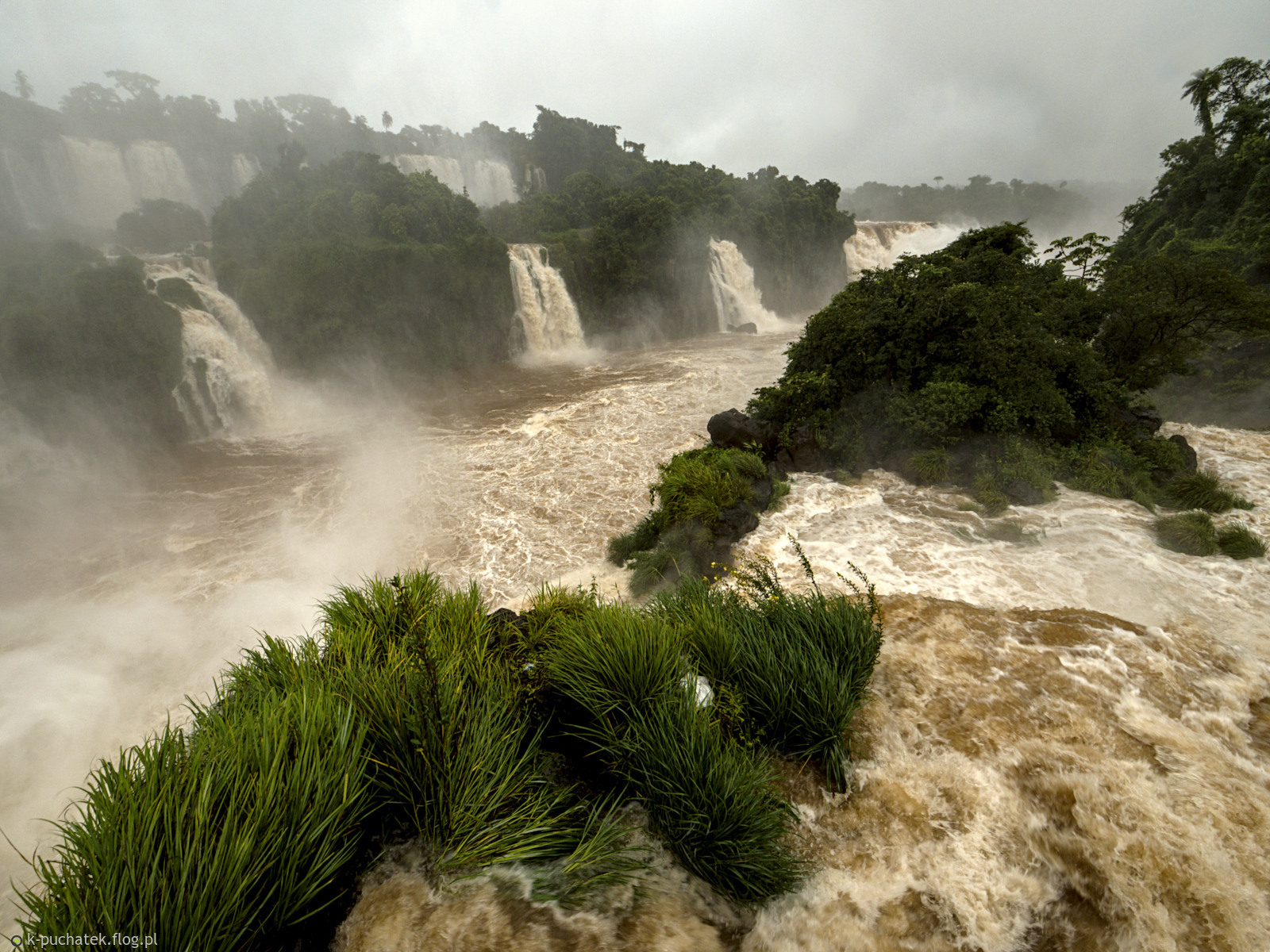 Iguazu - widoki od strony Brazylii