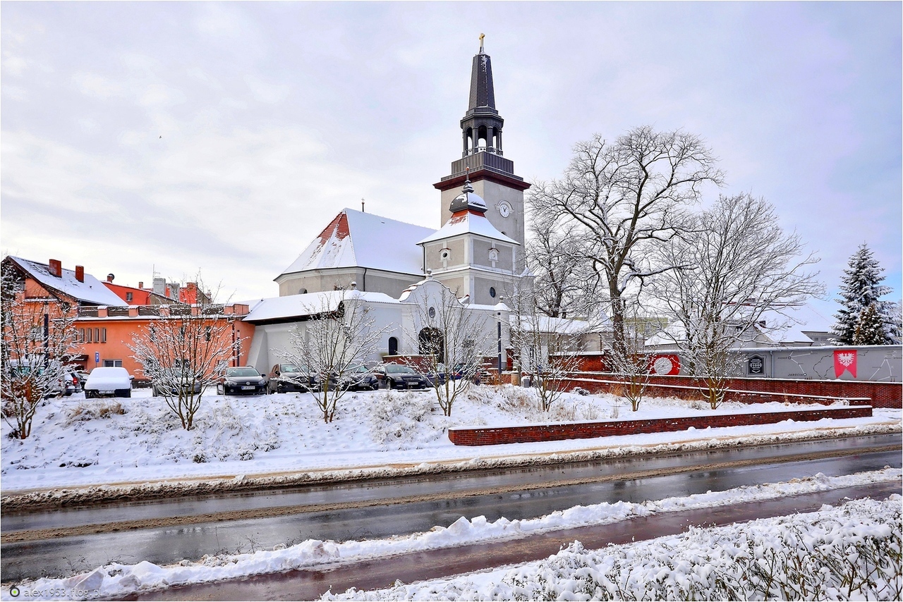 Widok na kościół św. Marcina