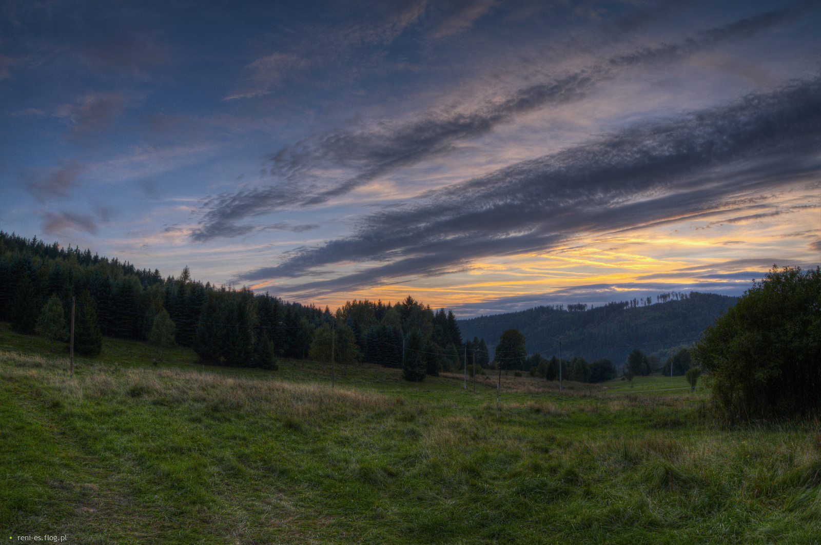 Światła sowiogórskiego zmierzchu....;)