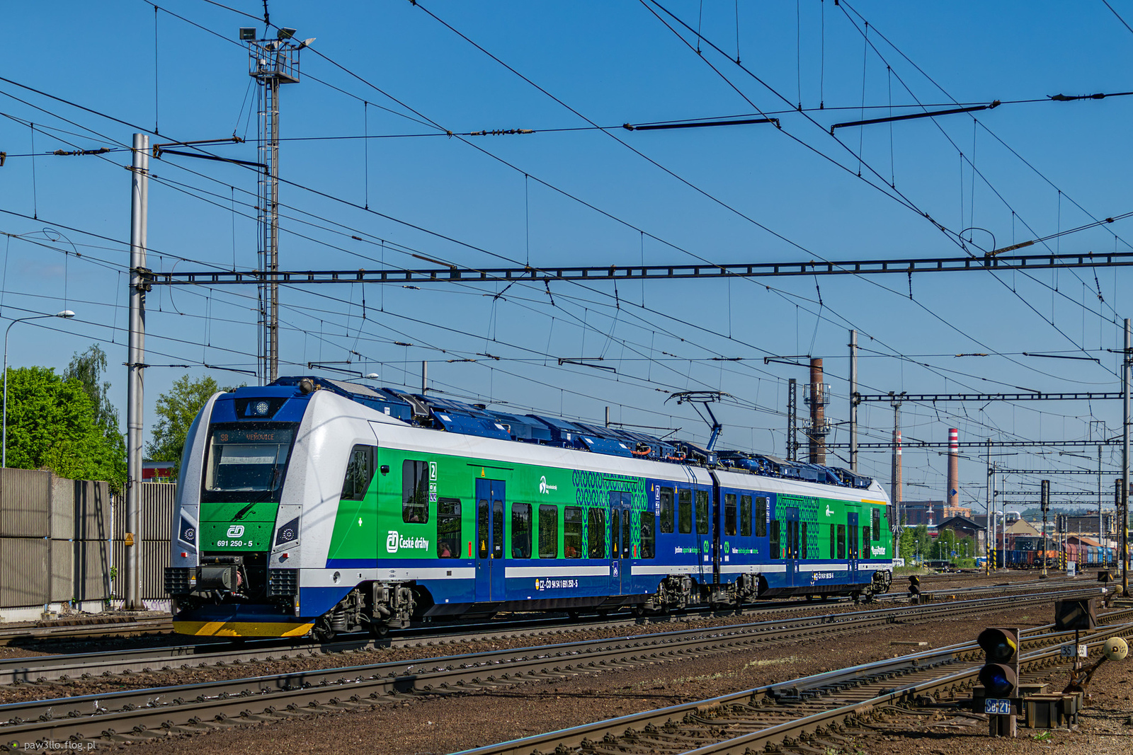 691 250-5 - Škoda 15 Ev3 - České Dráhy A.s.