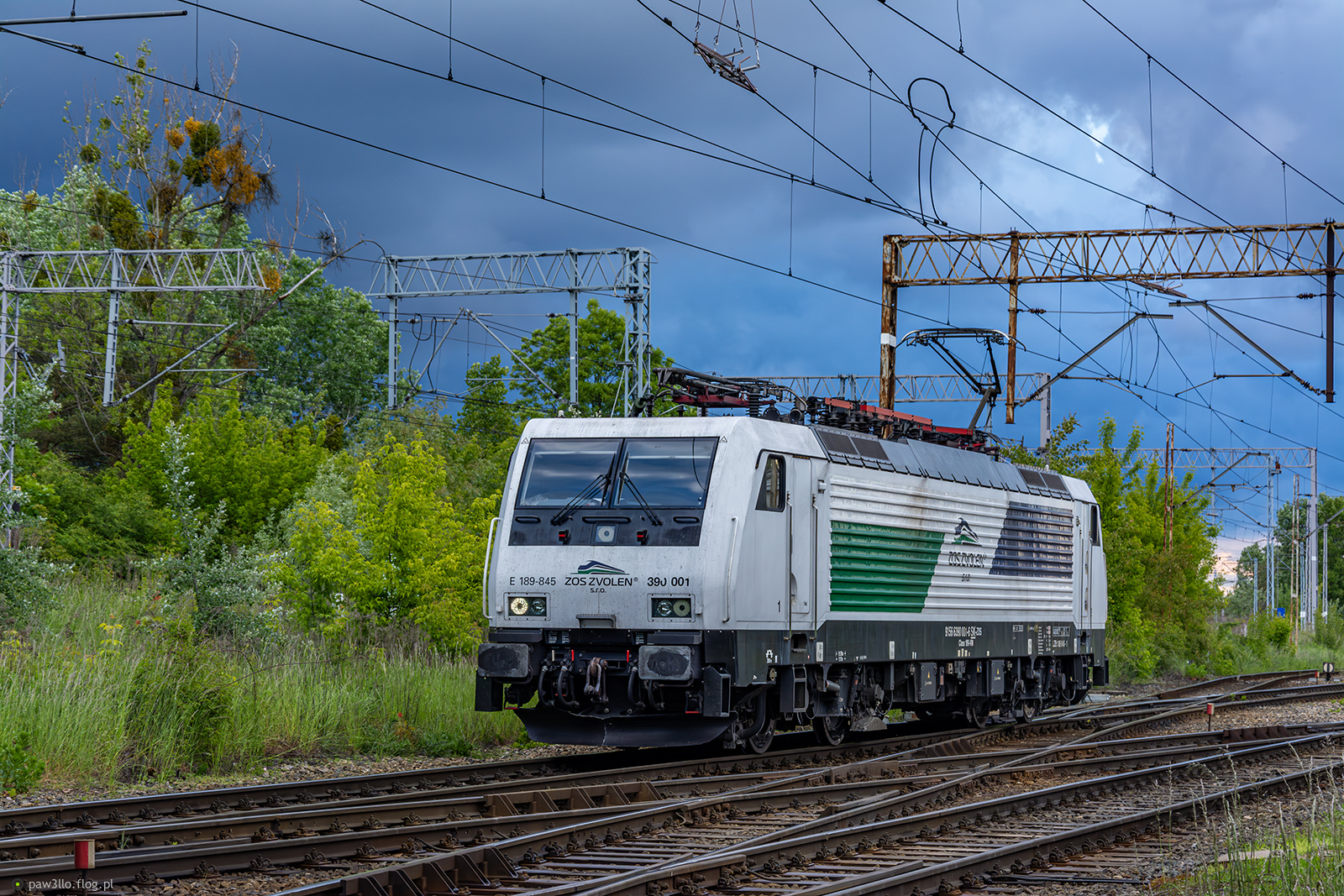 E189-845 "390 001" - Siemens ES64F4 Eurosprinter - ZOS Zvolen/Rail STM