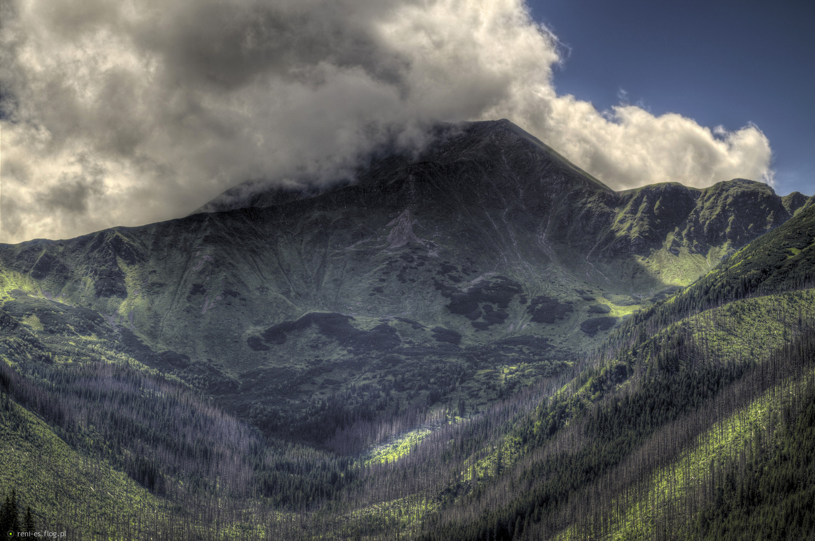 Tatry...z głową w chmurach...;)