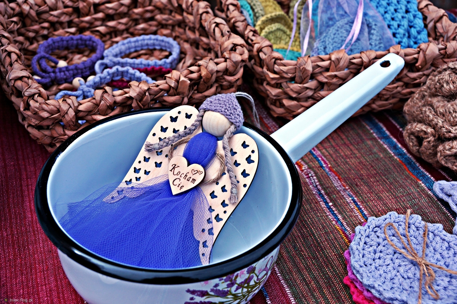 W rondelku😊o zapachu lawendy.