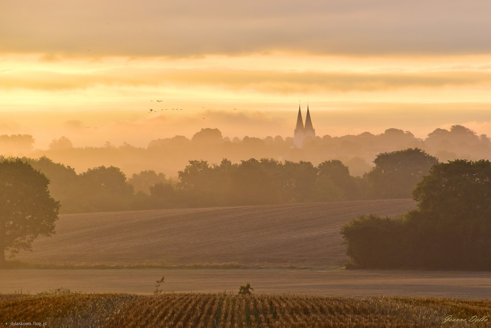 Kościół w Broager wczoraj rano