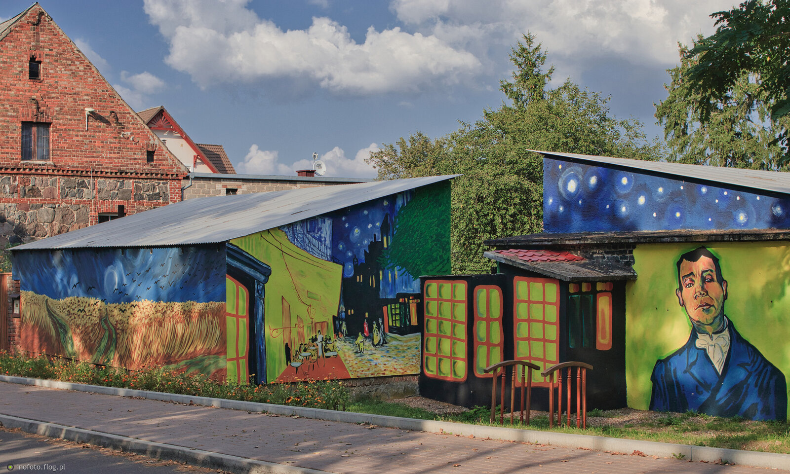 Wieś Brzózki w "obrazach" Van Gogha