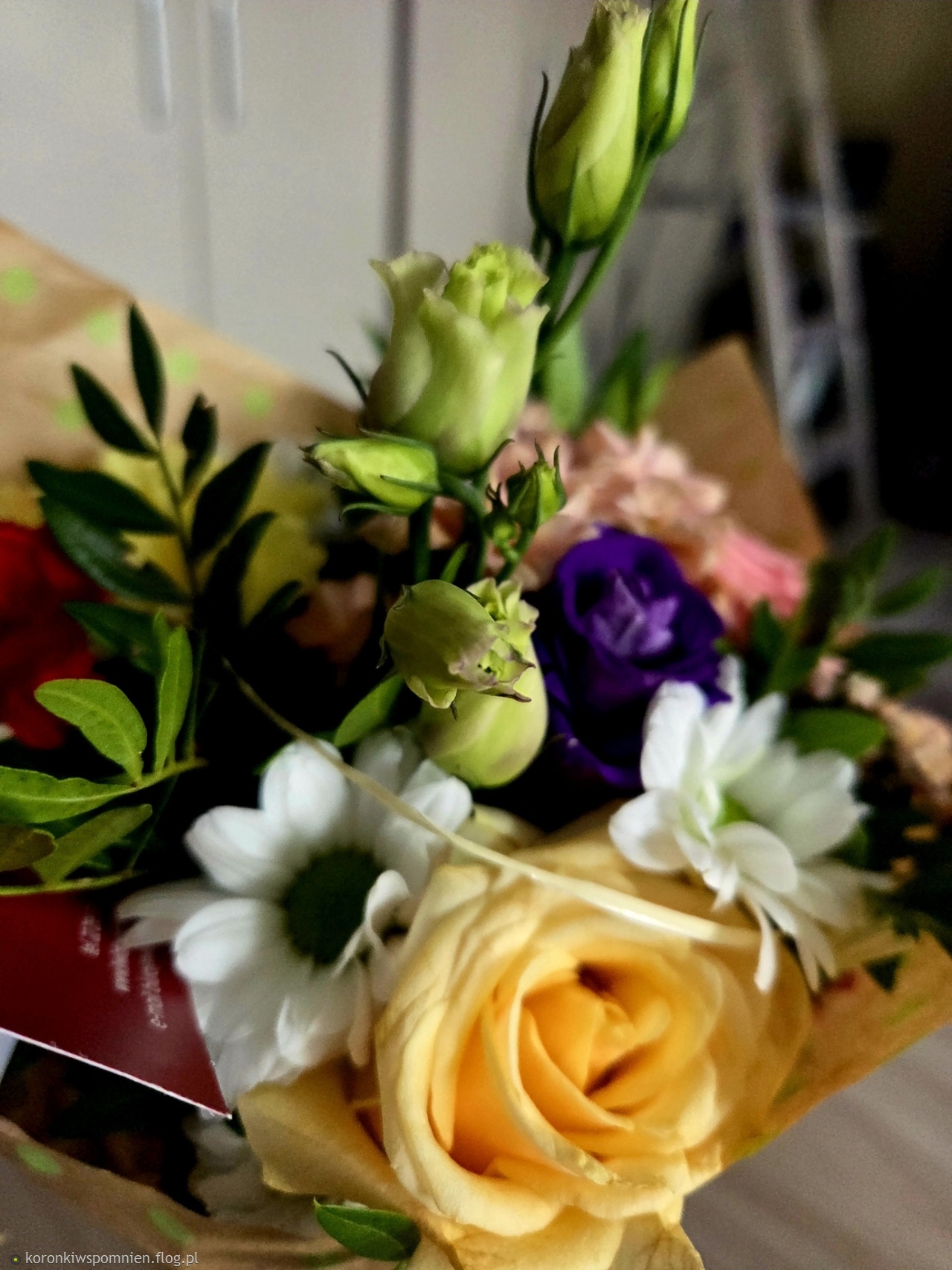 Jeden bukiet wiele spojrzeń:) Spokojnego dnia:) U mnie kolejny dzień pada:(