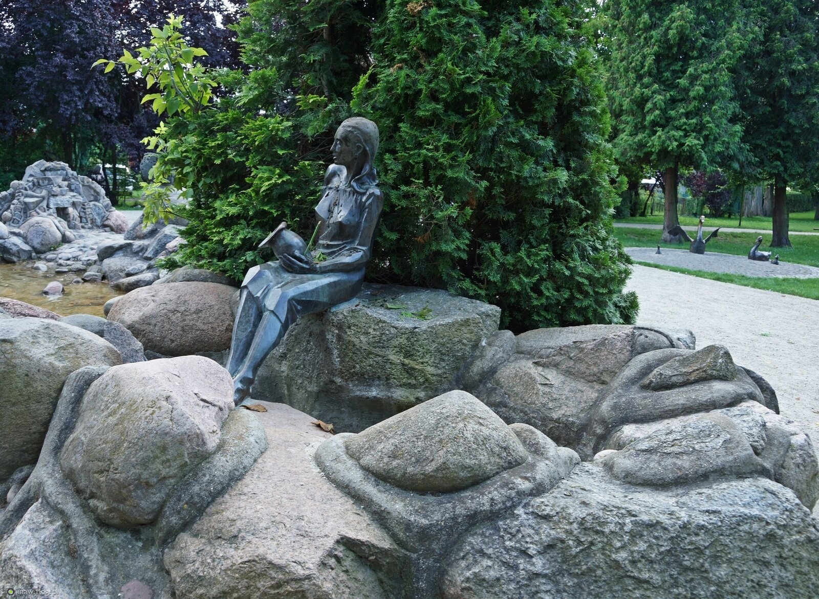 Fontanna i rzeźby 😊