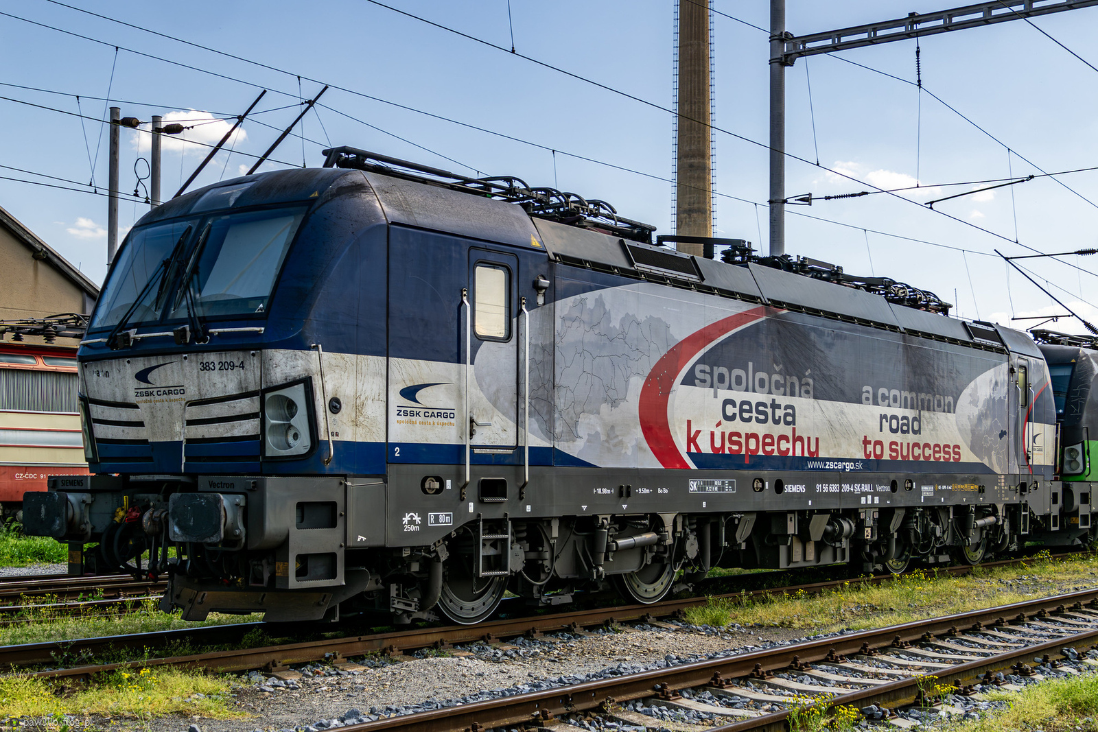 383 209-4 - Siemens X4EA Vectron - S Rail Lease s.r.o. Bratislava ZSSK Cargo