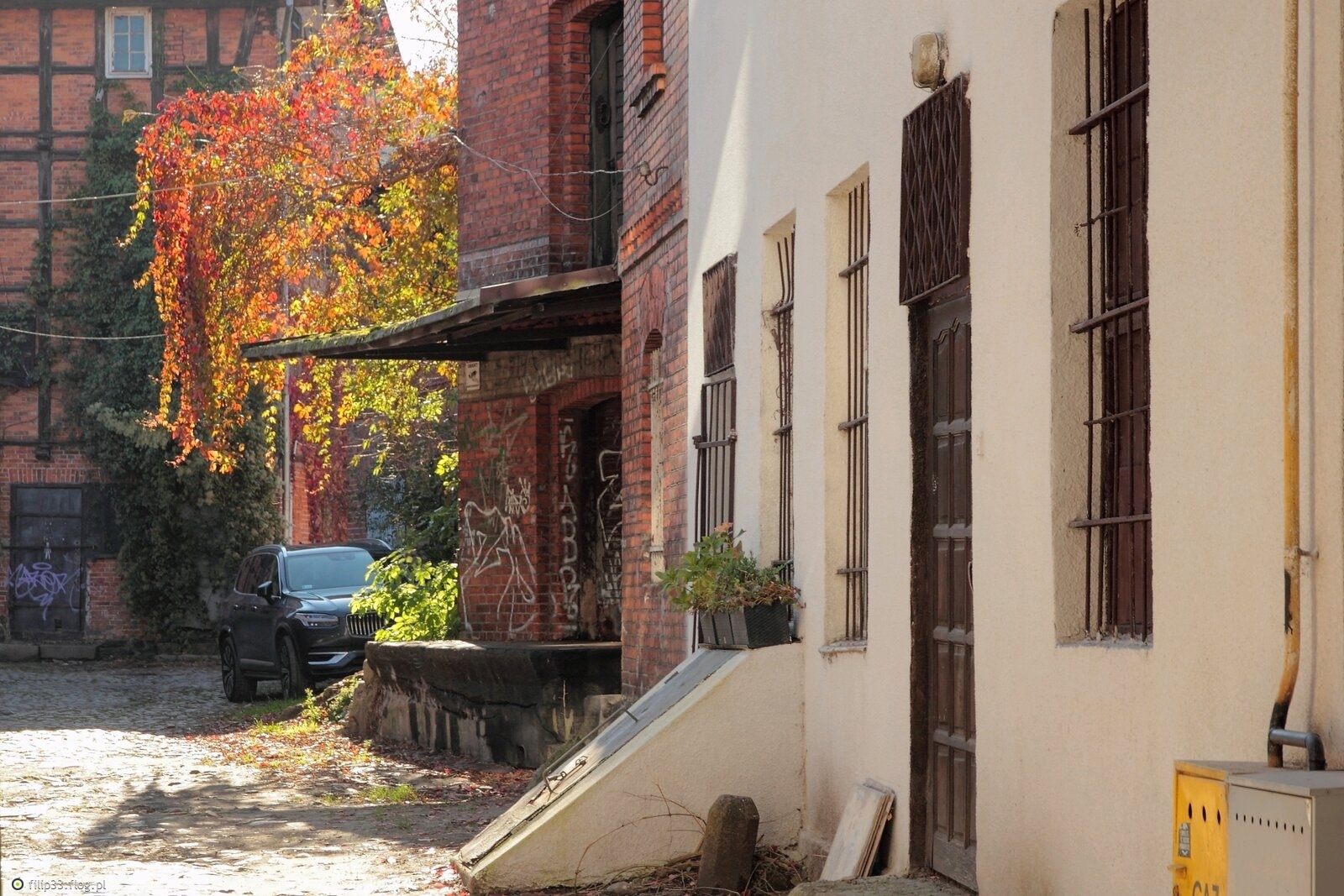 Jesienne podwórka w Wejherowie...