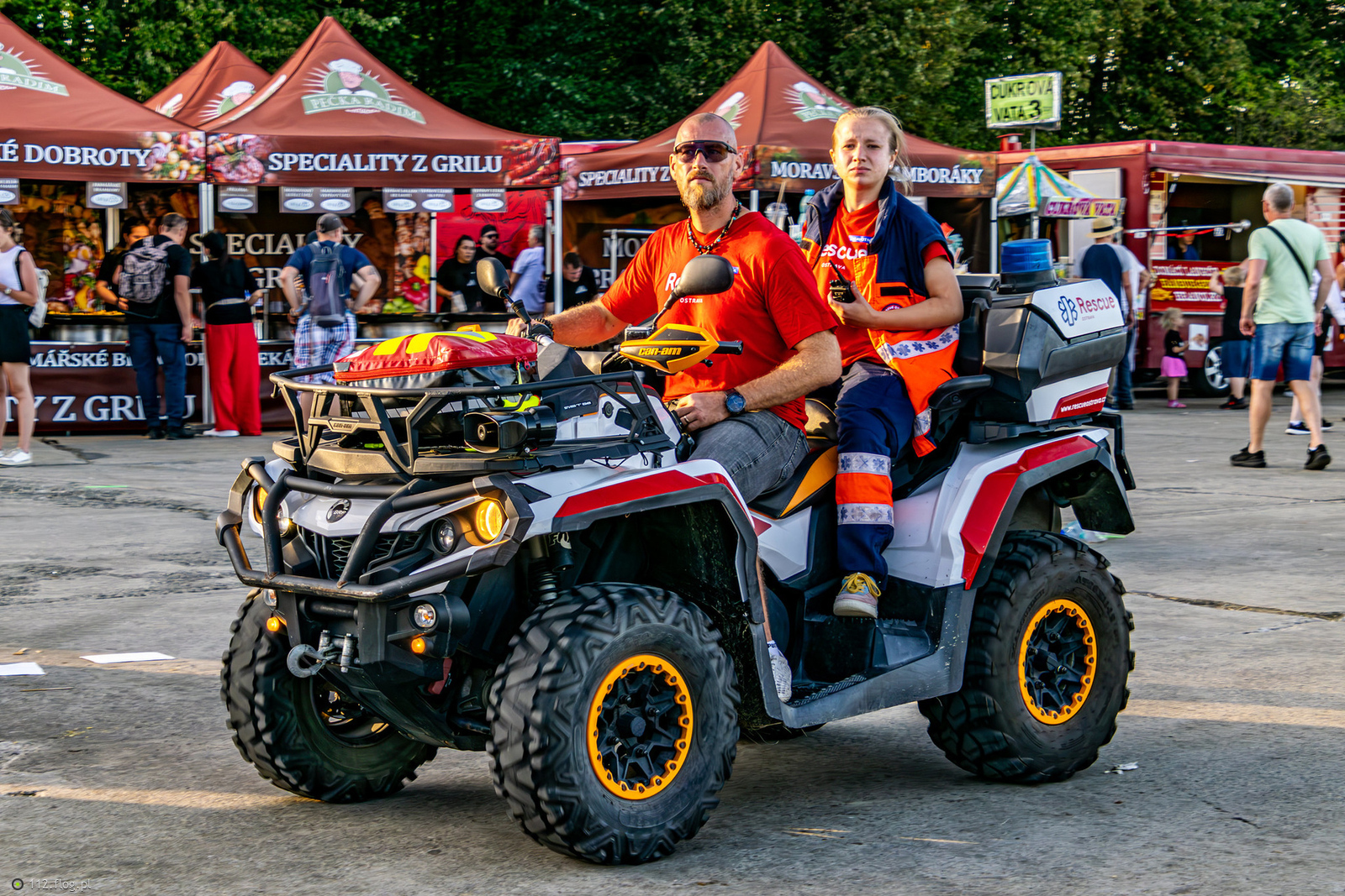 Can-Am Outlander - Rescue Ostrava #7T 9333