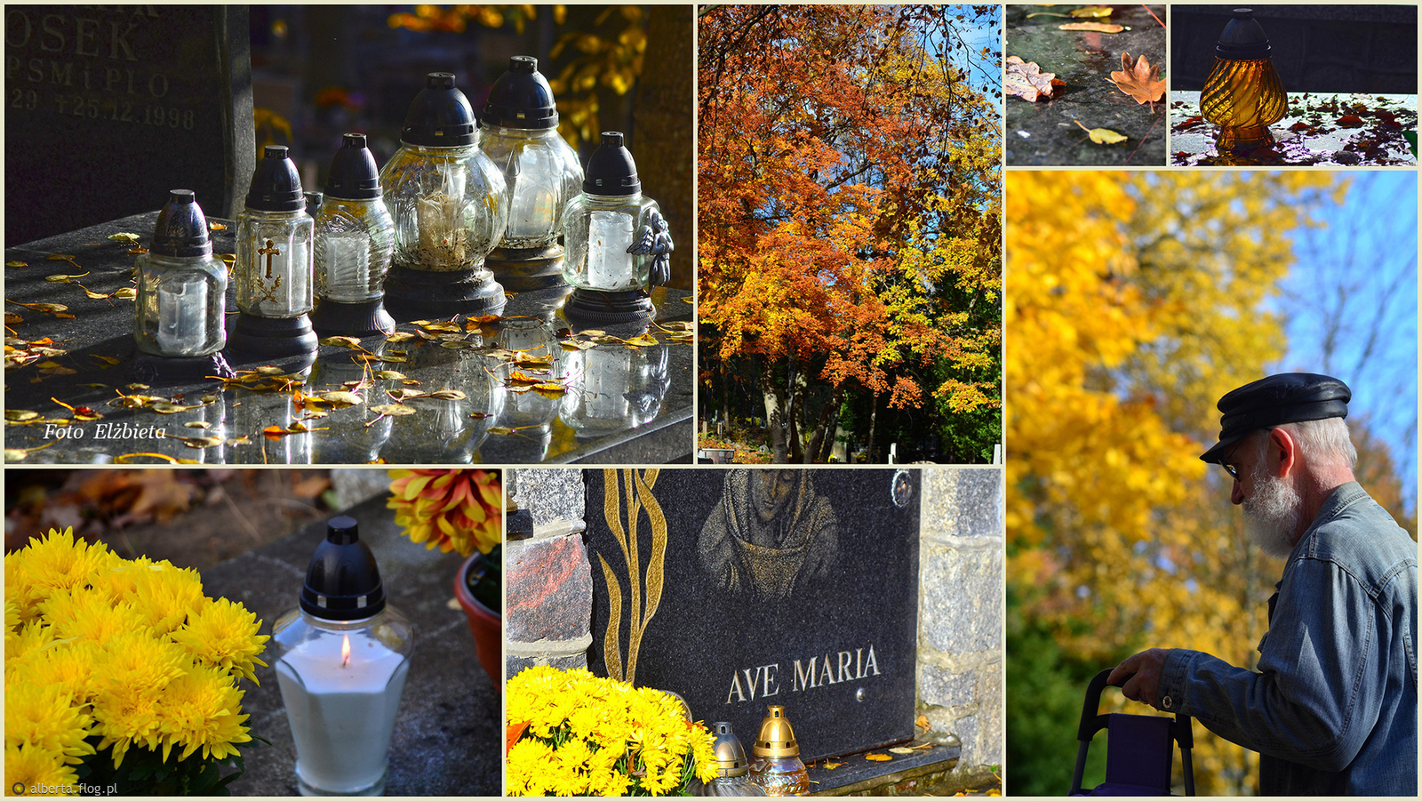 Uroczystość Wszystkich Świętych 1 Listopada 2024 r na cmentarzu Witomińskim w Gdyni.