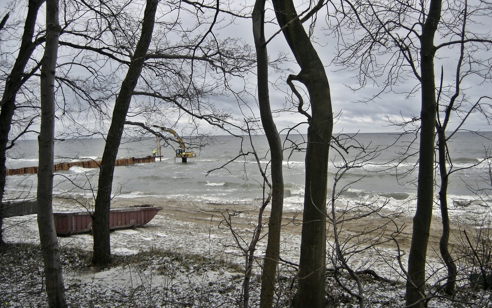 Wspomnienie zimy w Kołobrzegu 21.01.2011🤨