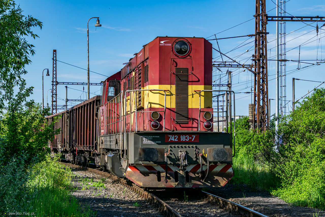 742 183-7 - ČKD T448 - ZSSK Cargo