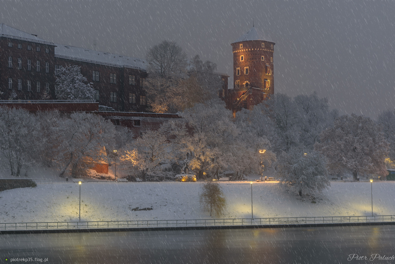 Zimowy Wawel..