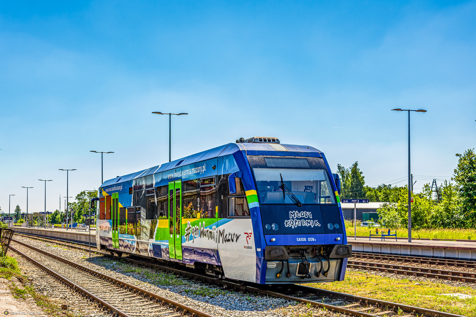 SA106-008 - Pesa 214M - Urząd Marszałkowski Woj. Warmińsko-mazurskiego/Polregio