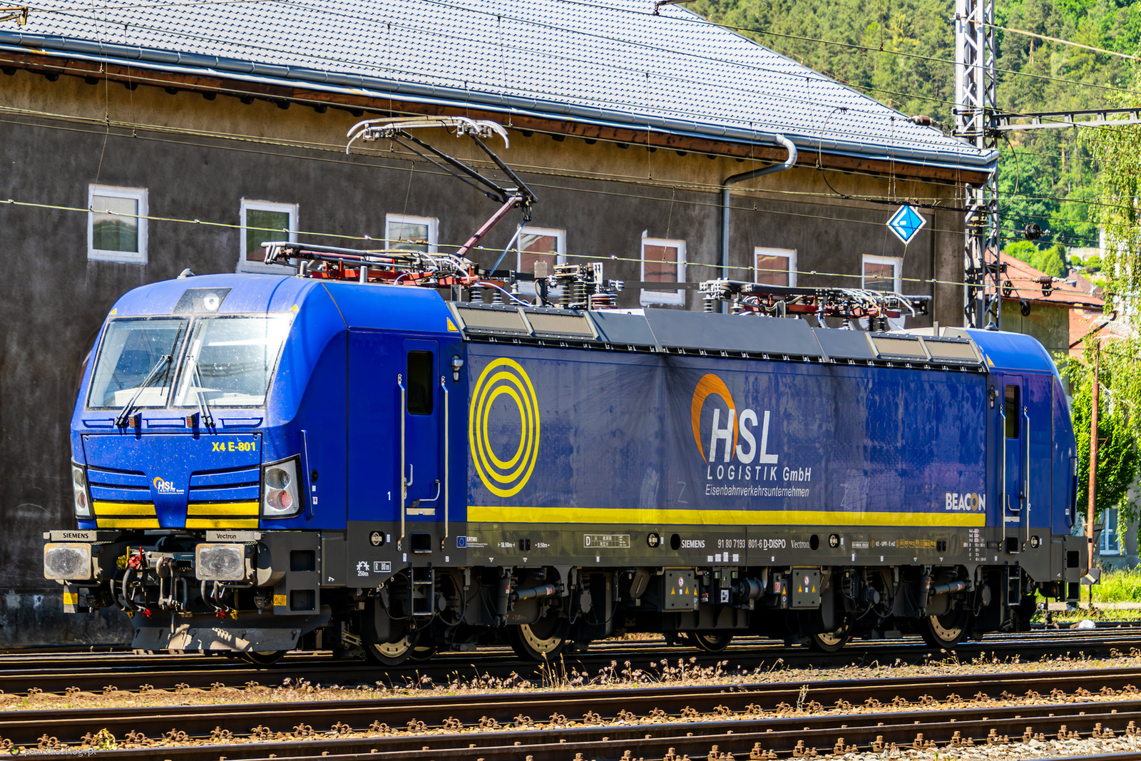 X4E-801 - Siemens Vectron X4MS - Beacon Rail HSL Logistik