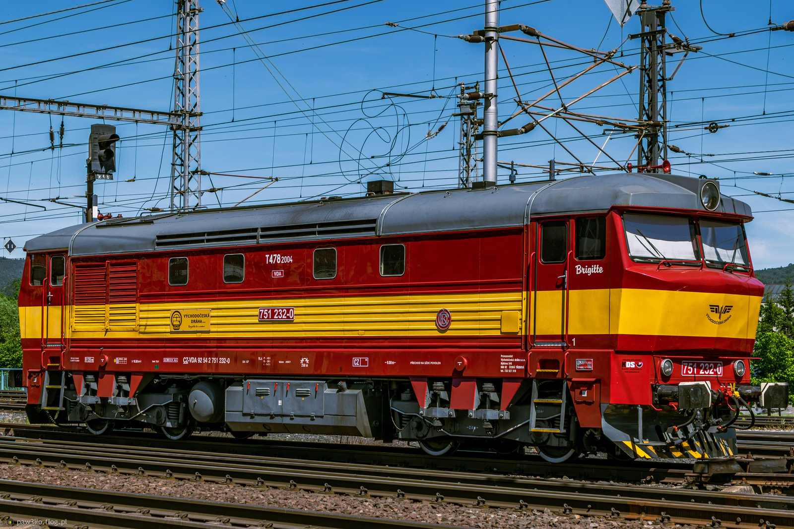 751 232-0 "Brigitte" - ČKD T 478.2 - KDS