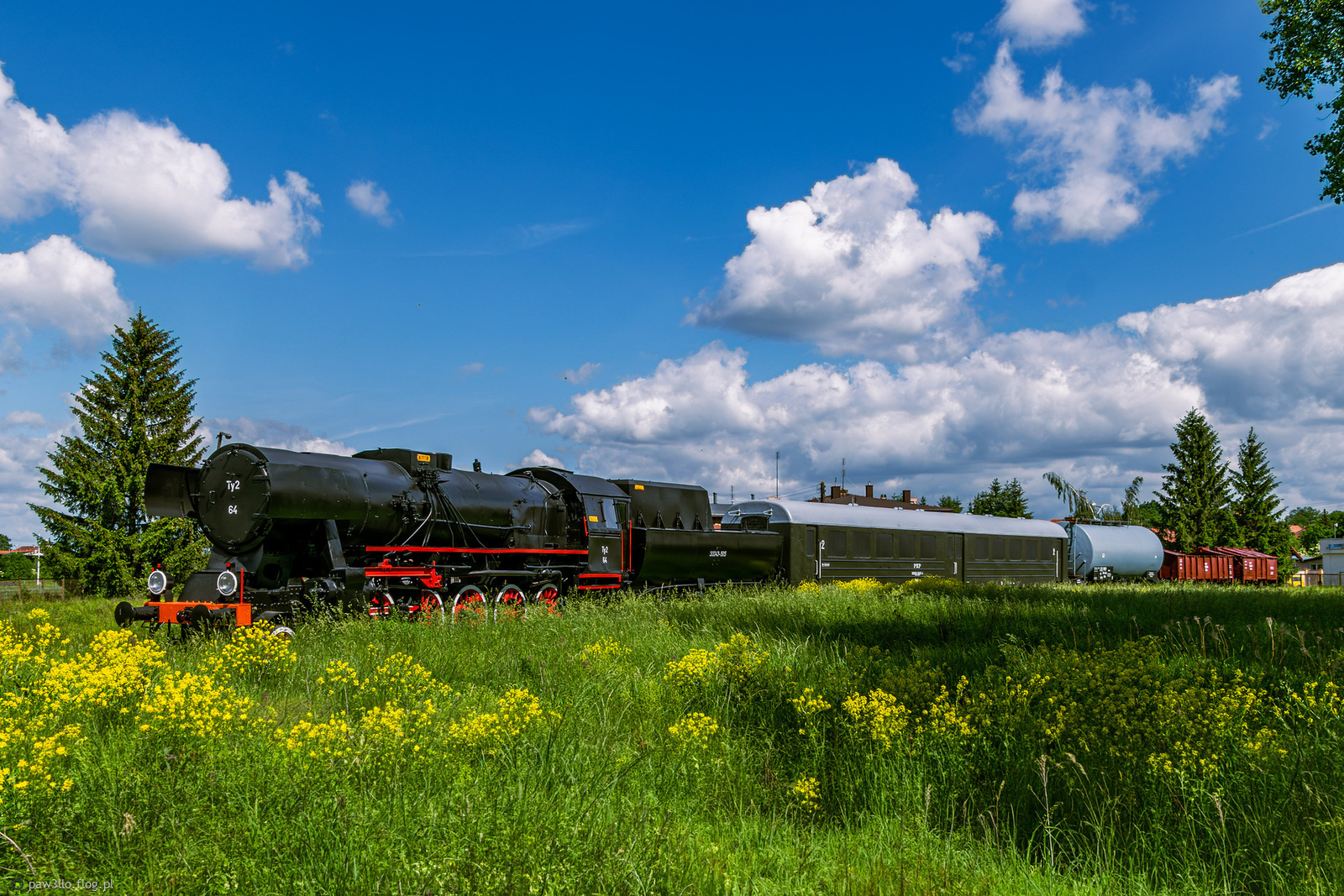 Ty2-64 - Lokomotivfabrik Wien-Floridsdorf KDL 1 (DRB 52) - Parowozownia Dzierżoniów
