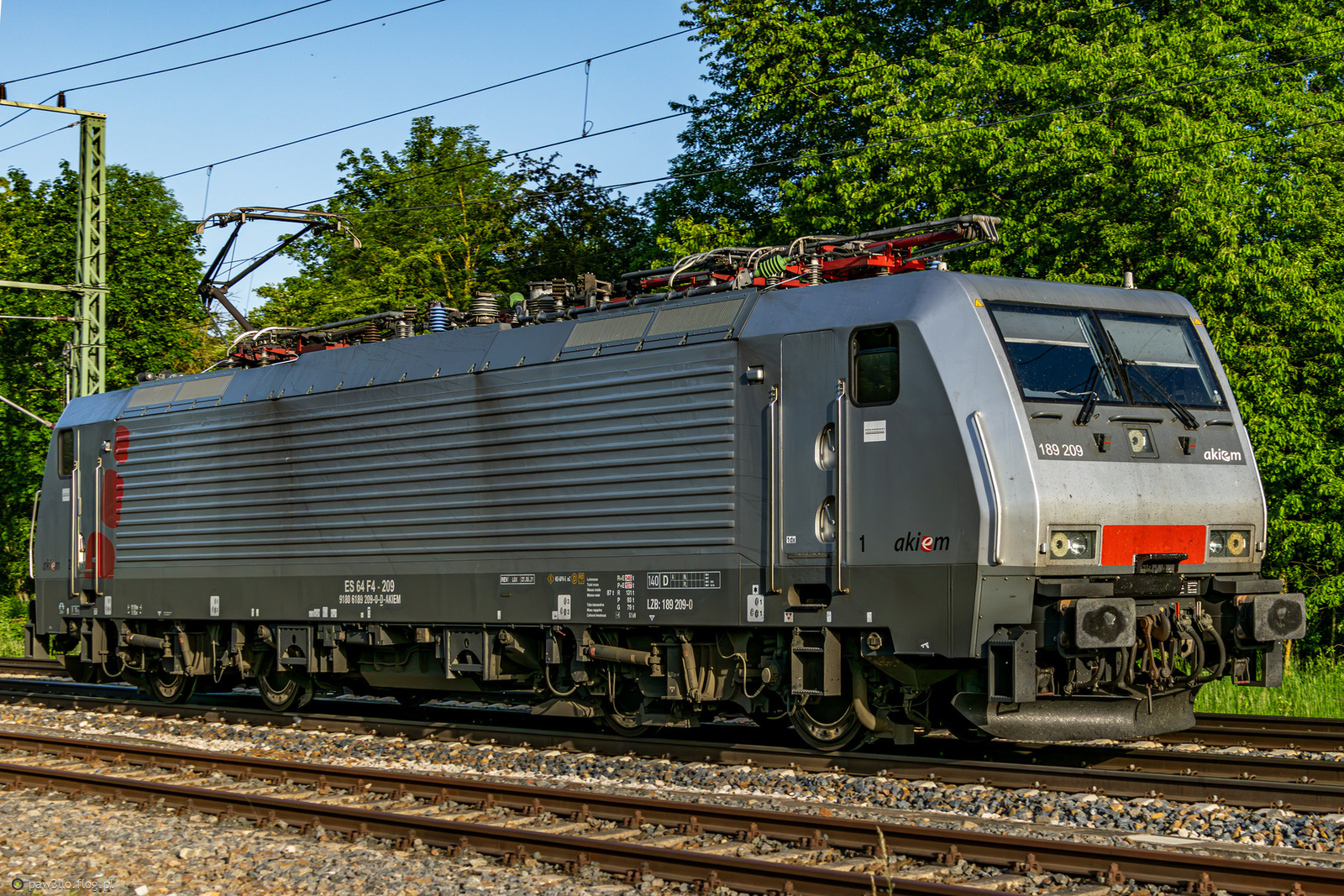 189 209 - Siemens EuroSprinter ES64F4 - Akiem