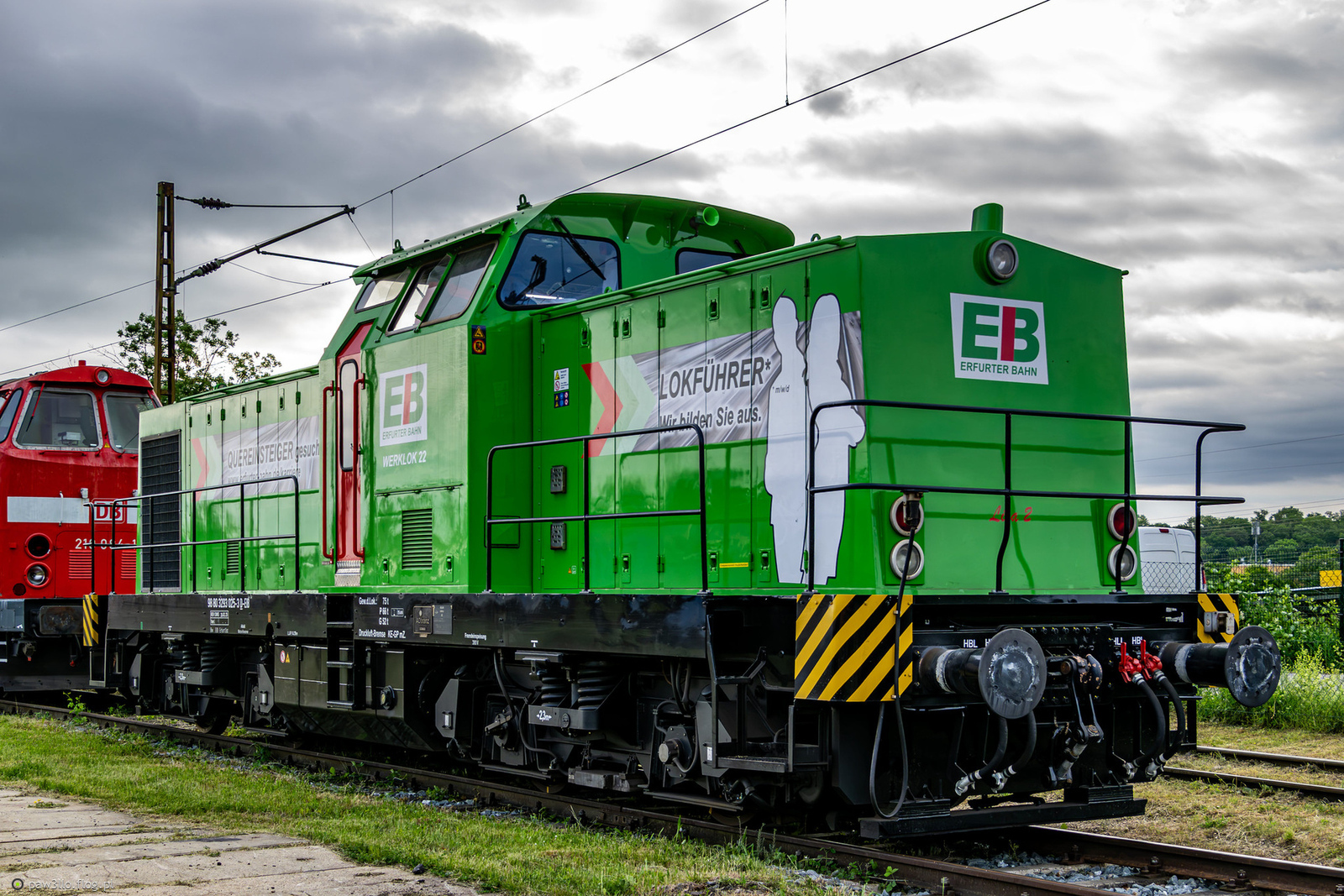 293 025-3 "Lisa 2"- LEW V 100 - Erfurter Bahn GmbH (EIB)