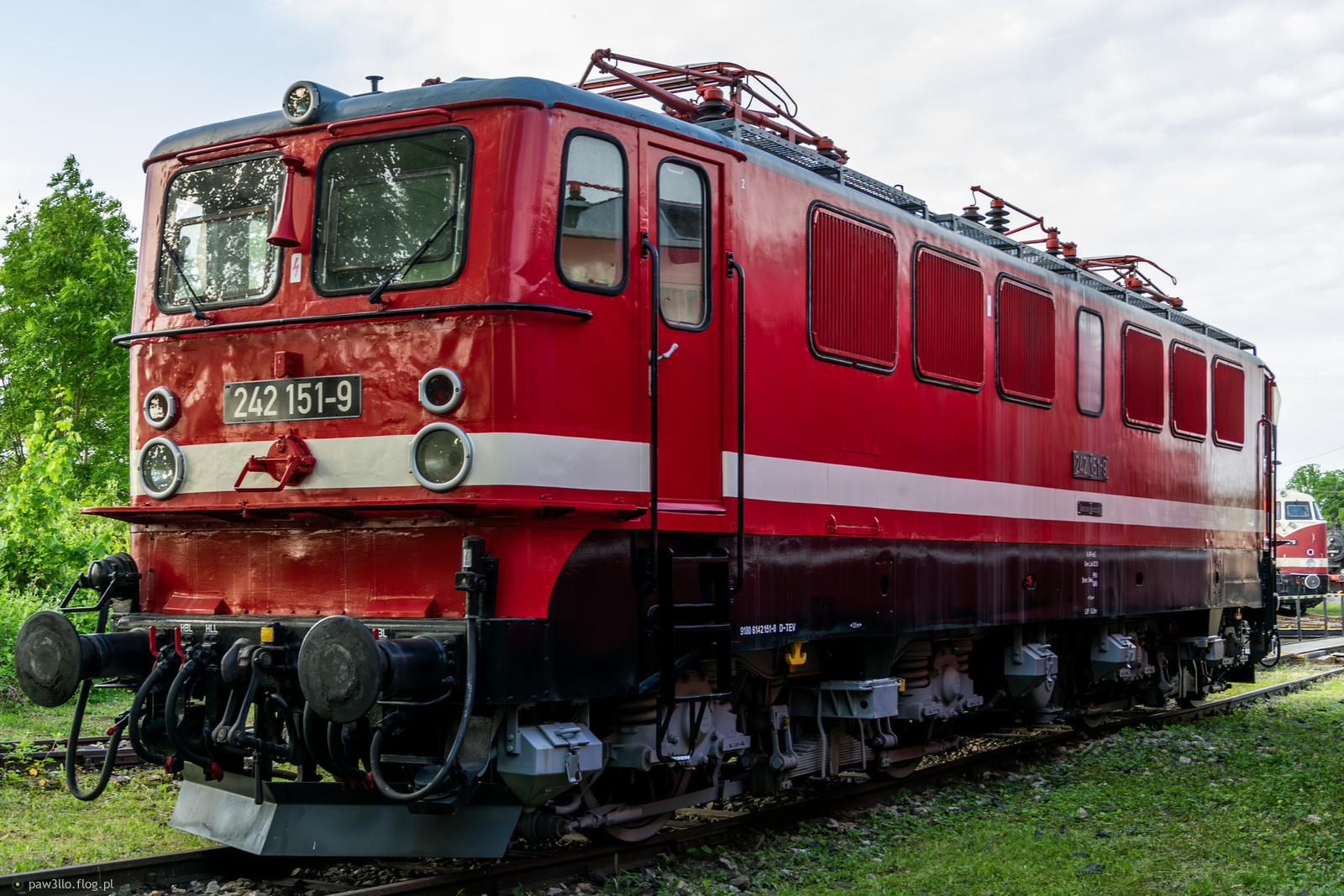 242 151-9 - LEW Hennigsdorf E42 - Thüringer Eisenbahnverein e.V./Eisenbahnmuseum Weimar