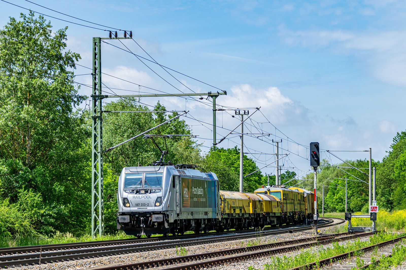 187 313-2 - Bombardier Traxx F140 AC3 - Railpool HSL/Logistik