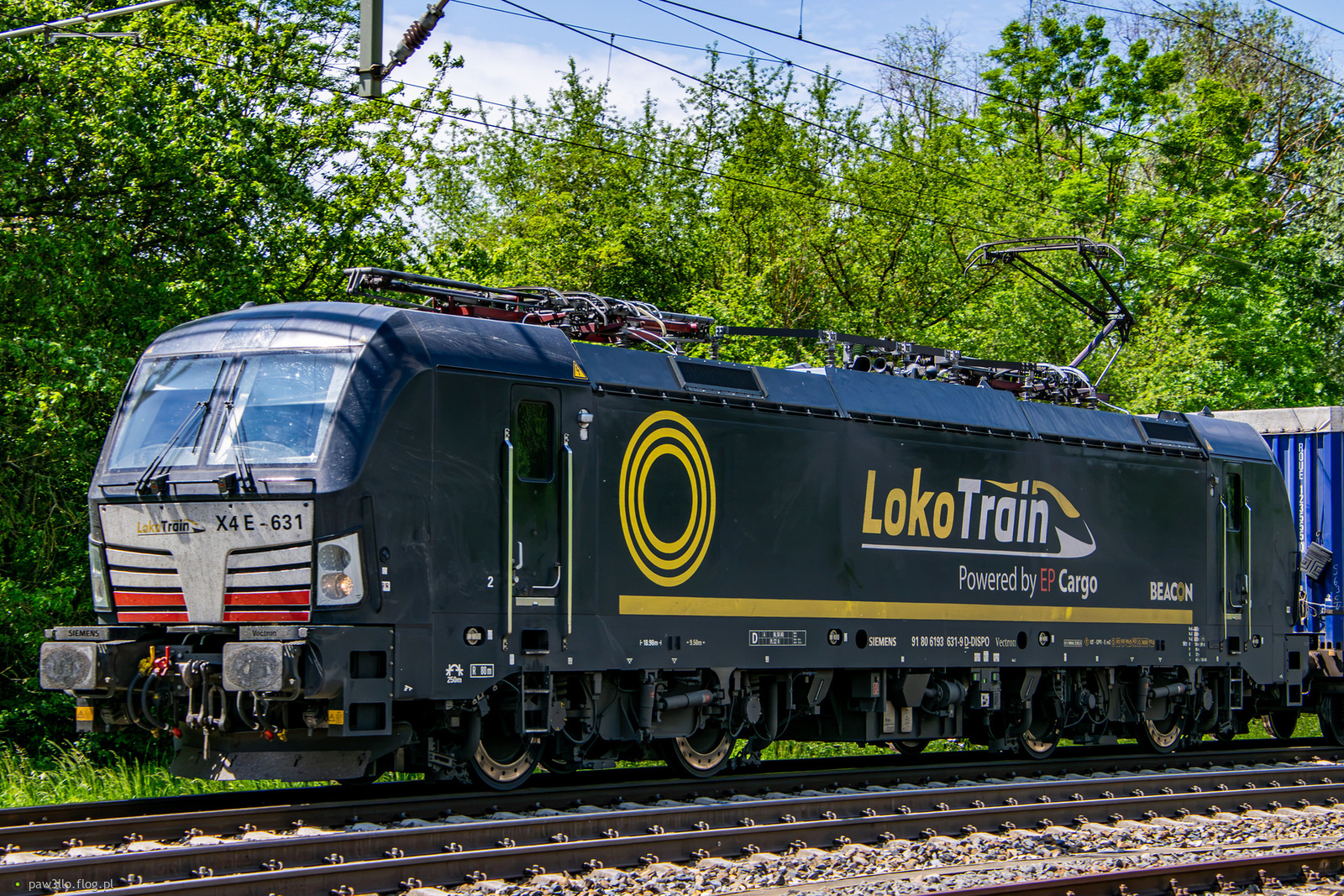 X4E-631 - Siemens Vectron X4EA - Beacon Rail/Loko Train s.r.o.