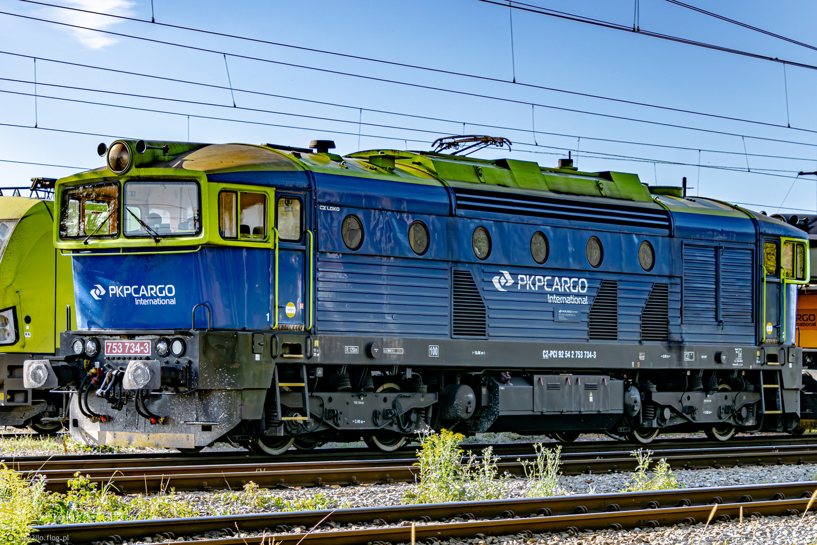 753 734-3 - ČKD Praha ČSD T478.3 - PKP Cargo Intenrational